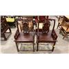 Image 4 : PAIR OF HEAVILY CARVED HARDWOOD ASIAN ARMCHAIRS