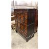 Image 1 : HARDWOOD WITH METAL ACCENTS ASIAN CABINET