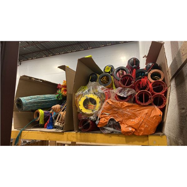 2 BOXES OF CHINESE LANTERNS ASSORTED SIZES & COLOURS