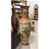 Image 1 : LARGE DECORATIVE ASIAN FLOOR VASE APPROX 62" TALL