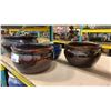 Image 4 : 5 ASSORTED PLANTER POTS