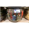 Image 2 : 3 ASIAN DECORATIVE FLOWER POTS