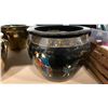 Image 4 : 3 ASIAN DECORATIVE FLOWER POTS