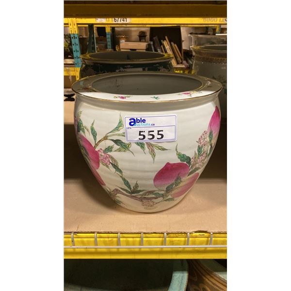 LARGE CERAMIC DECORATIVE FISHBOWL