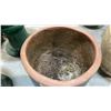Image 2 : LARGE GREY SPECKLED PLANTER POT APPROX 2.1' H X 2.3' W