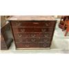 Image 1 : HARDWOOD WITH METAL ACCENTS RUSTIC 11 DRAWER STORAGE CABINET