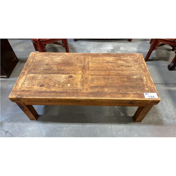 RUSTIC PINE COFFEE TABLE