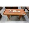 Image 1 : LIGHT MAHOGANY ASIAN TEA TABLE