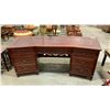 Image 2 : HEAVILY CARVED HARDWOOD ASIAN EXECUTIVE DESK WITH DRAGON MOTIF