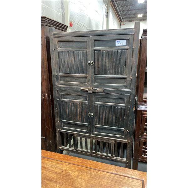 HARDWOOD ASIAN STORAGE CABINET