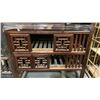 Image 3 : HARDWOOD ASIAN STORAGE CABINET *MAY NEED REPAIR*
