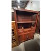 Image 1 : HARDWOOD WITH METAL ACCENTS ASIAN CABINET
