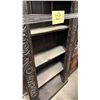 Image 2 : HEAVILY CARVED HARDWOOD ASIAN BOOKSHELF