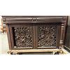 Image 3 : HEAVILY CARVED HARDWOOD ASIAN SIDEBOARD WITH PRODUCTION MODIFICATIONS