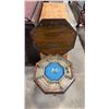 Image 3 : ANTIQUE ASIAN INLAID OCTAGONAL SEWING STORAGE TABLE
