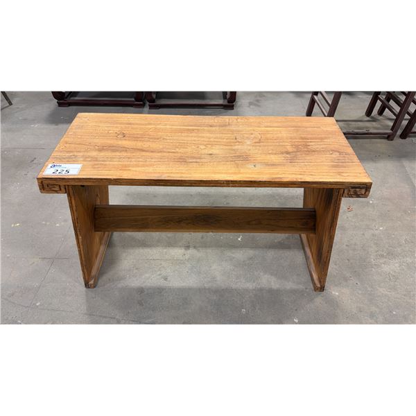 RUSTIC HARDWOOD HALLWAY TABLE