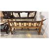 Image 2 : PRIMITIVE RUSTIC WOODEN ASIAN BENCH SEAT