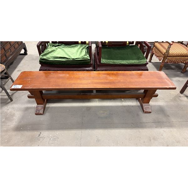 6' RUSTIC WOODEN BENCH SEAT