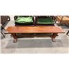 Image 1 : 6' RUSTIC WOODEN BENCH SEAT