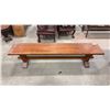 Image 2 : 6' RUSTIC WOODEN BENCH SEAT