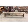 Image 2 : 7' RUSTIC WOODEN BENCH SEAT