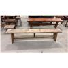 Image 1 : 6' RUSTIC WOODEN BENCH SEAT