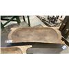 Image 1 : PRIMITIVE WOODEN DOUGH/FOOD PROCESSING BOWL