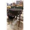 Image 3 : VINTAGE RUSTIC WHEELBARROW, SET DEC METAL FIRE PIT & WOOD OR COAL SCUTTLE