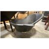 Image 4 : VINTAGE RUSTIC WHEELBARROW, SET DEC METAL FIRE PIT & WOOD OR COAL SCUTTLE