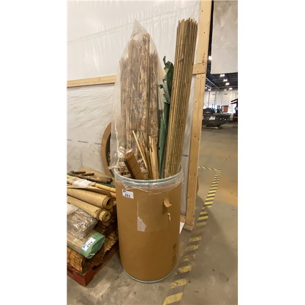 BARREL OF BAMBOO BLINDS