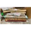 Image 1 : PALLET OF ASSORTED BAMBOO/WOOD BLINDS & RUGS