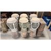 Image 1 : GROUP OF 6 SET DEC PROP GARDEN LANTERN STANDS & 4 WOODEN LANTERN BOXES