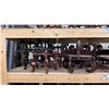 Image 2 : SHELF OF ASSORTED ORIENTAL WOODEN PLANTER STANDS APPROX 20