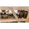 Image 8 : SHELF OF ASSORTED BRASS DECORATIVE ITEMS