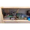 Image 2 : SHELF OF ASSORTED BANGLES, GLASS DIAMONDS, ROCKS, NECKLACES & LARGE ASSORTMENT OF CRAFTING ITEMS