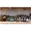 Image 3 : 2 SHELVES OF ASSORTED SIZE APOTHECARY JARS- SOME EMPTY, SOME WITH CONTENTS