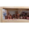 Image 2 : SHELF OF ASSORTED POTTERY ITEMS