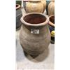 Image 1 : LARGE CERAMIC STONE LOOK TAPERED PLANTER POT APPROX 1.6'W X 2.5'H