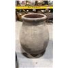 Image 2 : LARGE CERAMIC STONE LOOK TAPERED PLANTER POT APPROX 1.6'W X 2.5'H