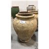 Image 2 : 3 LARGE TAPERED PLANTER POTS APPROX 1'10"W X 1.7'H