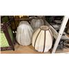 Image 3 : 3 ASIAN LAMPSHADES & 2 HANGING LANTERN BOXES