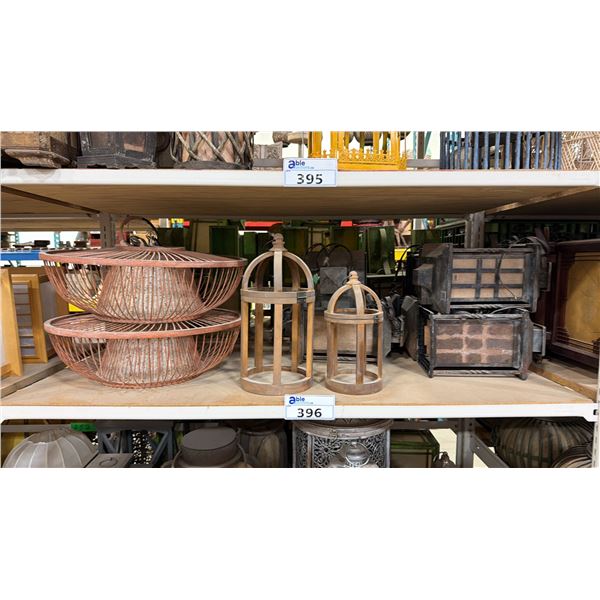 ASSORTED HANGING SET DEC LANTERNS