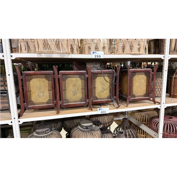 APPROX 8 ASIAN TRADITIONAL LAMPS
