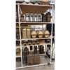 Image 1 : 4 SHELVES OF ASSORTED ASIAN LANTERNS, LIGHTS, CANDLE BOXES & MORE