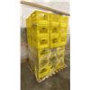 Image 2 : APPROX. 50 YELLOW PLASTIC MILK CRATES