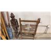 Image 3 : GROUP OF ASSORTED VINTAGE SET DEC ITEMS INCLUDING ABACUS, PADDLES, DECORATIVE BAMBOO, STATUE &