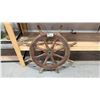 Image 1 : RUSTIC DECORATIVE NAUTICAL WOODEN SHIPS WHEEL