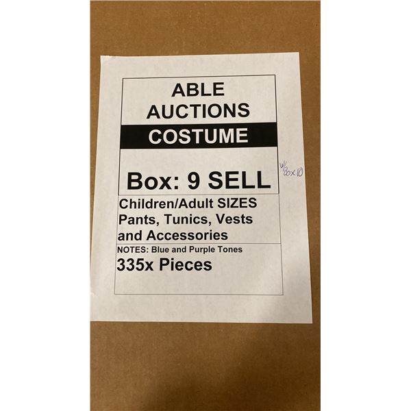 LARGE PALLET BOX OF ASSORTED WARDROBE - CHILD/ADULT SIZES PANTS, TUNICS, VESTS & ACCESSORIES