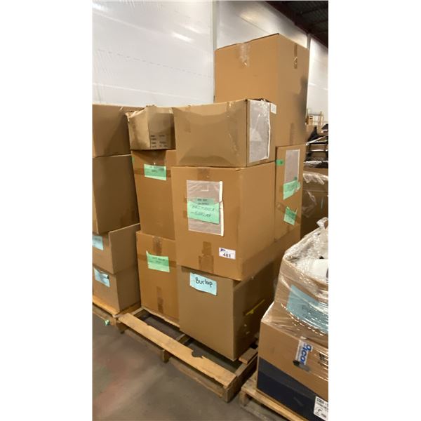 PALLET OF ASSORTED BURLAP