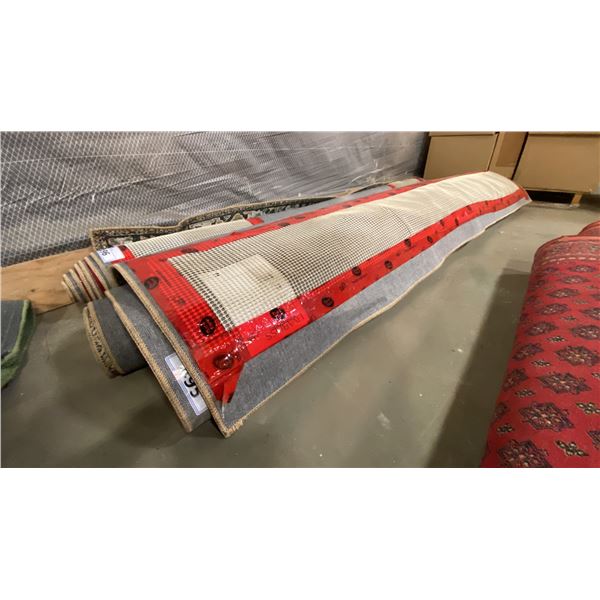 MULTI COLORED EARTH TONES AREA RUG - APPROX. 7FT X 9FT